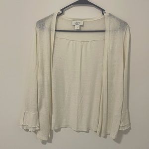 Loft Off White Cardigan